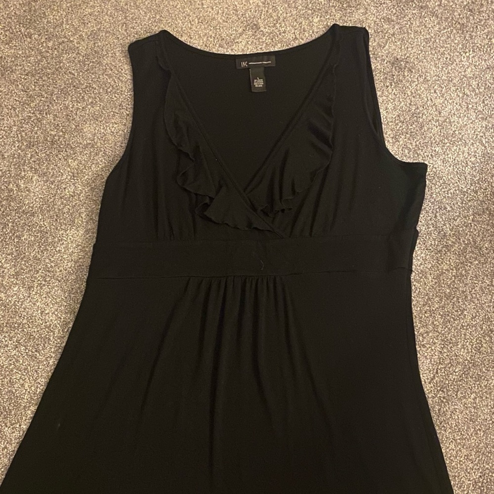 INC International Concepts Black Midi Cover Up
